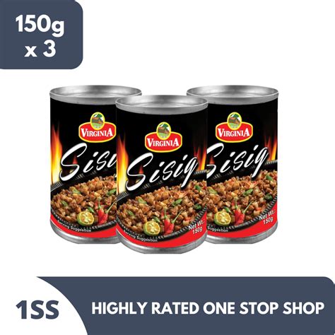 Virginia Sisig 150g x 3 .